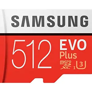 Samsung EVO Plus 512GB microSDXC UHS-I U3 100MB/s Full HD & 4K UHD Memory Card