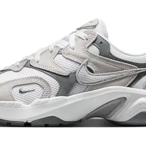 Nike W AL8-WHITE/METALLIC Silver-Smoke Grey-Black-9.5UK