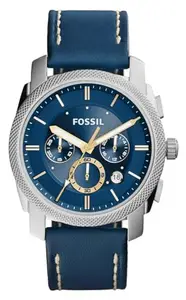 FossilMachine Chronograph Blue Dial Men's Watch FS5262