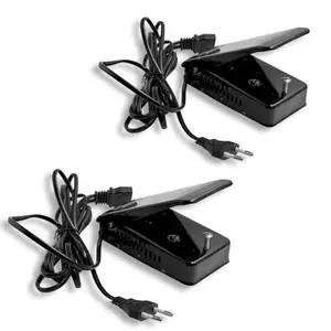 ZENITH Sewing Machine Motor Pedal Regulator, 220-240 Volts, 50/60 Hz, 2 Pin .Universal Fit, Suitable for sewing machine motors. Not for Usha Janome type machines.(MINI BLACK) (MINI BLACK METAL 2p)