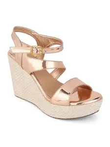 Iconics Women Sandal,Gunmetal,UK-7