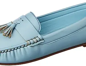 Elle Women's Loafers, Sky Blue, 5