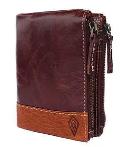 IMPERIOUS - THE ROYAL WAY Italian Brown Leather Men's RFID Blocking Wallet (IRCT-1)
