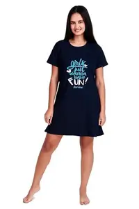 Soften Women's Premium Cotton Blend T-Shirt – Pack of 1 | Soft, Breathable & Comfortable Casual Wear | Perfect for Everyday Use, Workout, Yoga, Running & Lounge Wear with a Stylish & Relaxed Fit