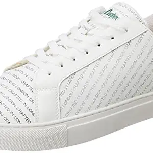 Lee Cooper Men's Printed Snaekers- LC4428A_White_9UK