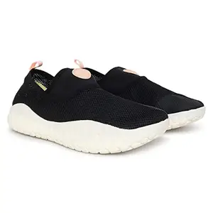 ANTA Womens 82926611-1 Black/Pink/White Running Shoe - 4 UK (82926611-1)