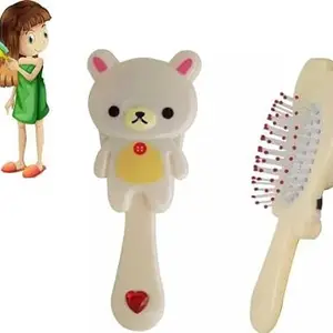Raaya Hair Brush Travel Detangling Brushes Small Wet Hair Brush for Baby Kids- 1 pc (Random Color)