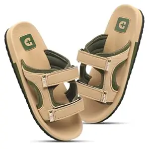 DOCTOR HEALTH SUPER SOFT Men’s Casual Slippers with Soft Cushioned Sole, Double Strap with Toe Loop Design, Lightweight Anti-Slip Everyday Wear Slippers for Home and Outdoor Use