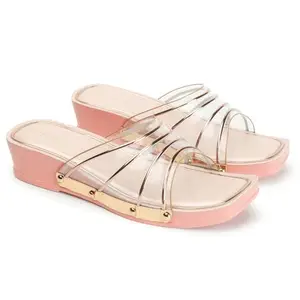 iconics Women Fashion Sandal,Pink,UK-7