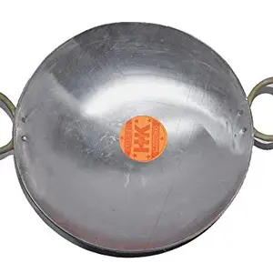 Super HK Iron/loha/lokhand kadhai Ideal for Cooking Frying with Large Handle (1, 10 Inch) price in India.