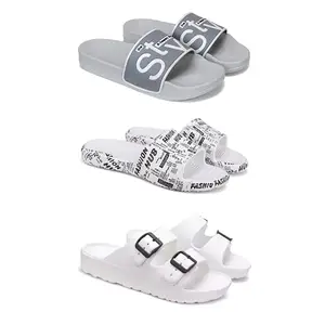 DRACKFOOT Men's Sandals | Lightweight Wear| Stylish & Easy to Wear For Men'S GRT-SAN-(3-COMBO)-1589-3104-3113-7