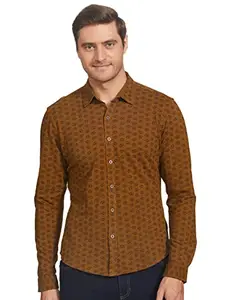 Pepe Jeans Men's Regular Shirt (PM307336_Yellow Extra Large)