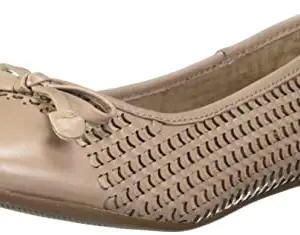 Hush Puppies Women's Weave Ballerina Yellow Ballet Flat-7 Kids UK (5548957)