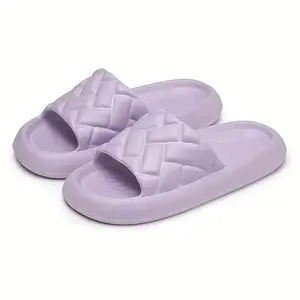 Slipper for Women and Girls Flip Flops Summer Anti Skid Soft Pvc Sole Slide Home Indoor Slippers for Bedroom chappal (Purple,5)
