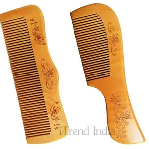 iTrend India Set of 2 Premium Wood Comb