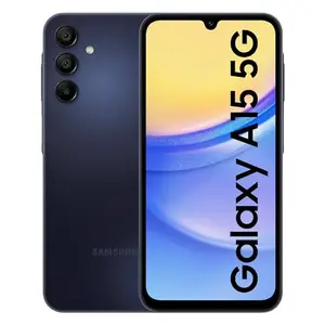 Samsung Galaxy A15 5G (Blue Black, 8GB, 128GB Storage) | 50 MP Main Camera | Android 14 with One UI 6.0 | 16GB Expandable RAM | MediaTek Dimensity 6100+ | 5000 mAh Battery price in India.