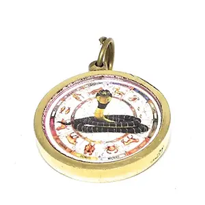 Ayurved Ashtadhatu Kaal Sarp Dosh Nivaran Yantra Locket Gold Plated