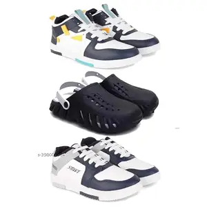 DRACKFOOT Men's Sports Shoes | Lightweight Stylish & Easy to Wear for Men'sGR-(3-Combo)-1074-3149-1075-8 Multicolor