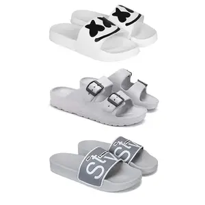 DRACKFOOT Men's Sandals | Lightweight Wear| Stylish & Easy to Wear For Men'S GRT-San-(3-COMBO)-3030-3114-1589-7
