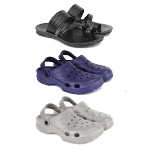 DRACKFOOT Men's Sandals | Lightweight Wear| Stylish & Easy to Wear For Men'S GR-SAN-(COMBO-3)-3152-3121-3124-7