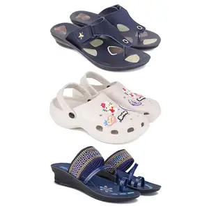 Women's Comfortable Sandal,Casual Lightweight Sandal for Everyday Wear | TBS-(3-COMBO)-1973-O10-1953-5-EURO-36