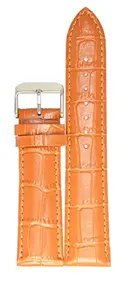 Kolet® 20mm Padded Leather Watch Strap/Band (Tan - 20mm (Size Chart Provided in 3rd Image))