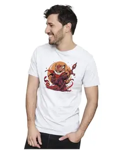 Men's & Women's Regular Fit T-Shirt Just Be Happy - Smile 100% Cotton Unise T-Shirt White|FemaleM(GAMECR27-White M Men GoalLW,)