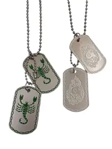 eshoppee designer trendy fashionable pendant locket, for men, boys, girls, women set of 2pcs (6)
