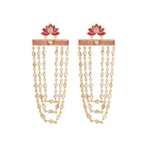 Teejh Ek Ladki Ko Dekha Pink Truck art Earrings