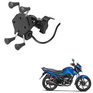 Auto Pearl -Waterproof Motorcycle Bikes Bicycle Handlebar Mount Holder Case(Upto 5.5 inches) for Cell Phone - Livo