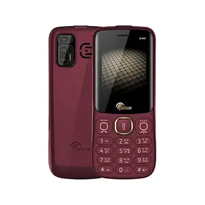 CELLECOR A40i Dual Sim Feature Phone 2000 mAH Battery with Vibration, Torch Light, Wireless FM and Rear Camera-2.4", Wine price in India.