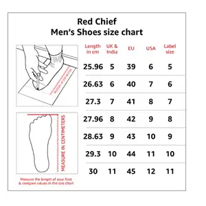Red Chief Brown Leather Casual Outdoor Shoes for Men