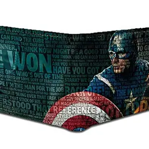 FASHION DUET Genuine Wallets for Men, Black|Canvas Wallet for Men | Mens Wallet with 6 Card Slots | Gift for Valentine Day, Father's Day, Birthday, Raksha Bandhan