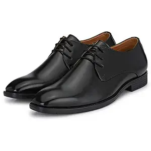 Prolific Men Formal Lace Up Shoe (7, Black)