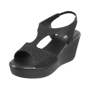 Mochi Women Wedge Heel Fashion/Partywear Sandal UK/4 EU/37 (34-59)