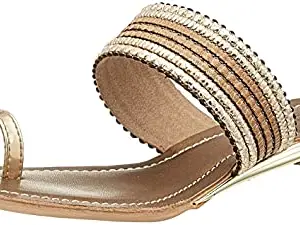 Sole Head Women'S 253 Gold Outdoor Sandals-4 Uk (37 Eu) (253Gold)(Gold_)
