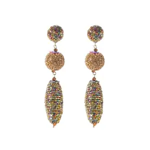 XPNSV Luxury Bling Disco Ball Drop Earrings,Jewellery Gift Set for Women & Girls | Anti Tarnish, Light Weight, Diwali Special Jewellery for Women, Girls and Her