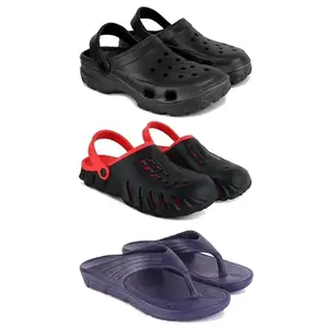 DRACKFOOT Men's Sandals | Lightweight Wear| Stylish & Easy to Wear For Men'S GRT-SAN-(3-COMBO)-3123-3148-3153-7
