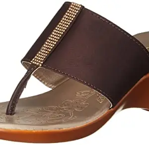 BATA Women's Brown Chappals - UK3