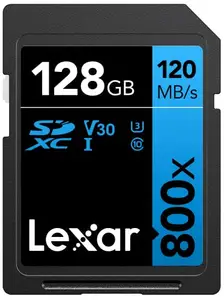 Lexar Profes. 800x SDXC UHS-I U3 V30, 128GB