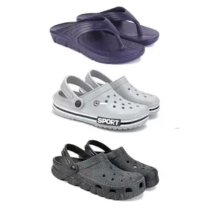 DRACKFOOT Men's Sandals | Lightweight Wear| Stylish & Easy to Wear For Men'S GR-SAN-(3-COMBO)-3153-3016-3056-10