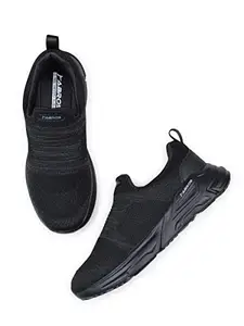 ABROS Men's Miles ASSG1288 Sports Shoes_Black/D.Grey_8UK