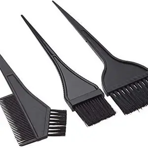 Jay Gopal Fashion Hair dye Brush hhair Coloring Brush, Brush for Hair Coloring, Hair Colour Brush for Women, (Pack of 3)