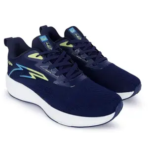 Lancer Mens FLASH-29NBL-PGN Navy Running Shoe, 10