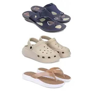 Women's Comfortable Sandal,Casual Lightweight Sandal for Everyday Wear | TBS-(3-COMBO)-1973-OO1-1860-8-EURO-39