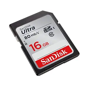 SanDisk Ultra Class 10 UHS-I 16GB SDHC Memory Card (80 MB/s) price in India.