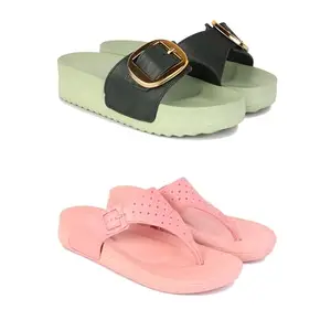 sandal for Women's,slip-ons,quality casaul sandals for Women's PCV-SAN-(2-COMBO)-1997-1986-7-EURO-38