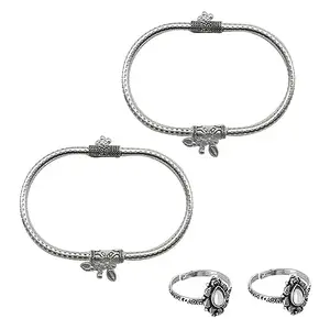 TEEJH Chinayi Set Of Anklet and Toe Ring