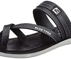 Walkaroo BlueTyga Gents Black Sandal (BT1302) 6 UK