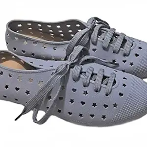 CROXIFY 892LadiesShoes (Grey, Numeric_3)